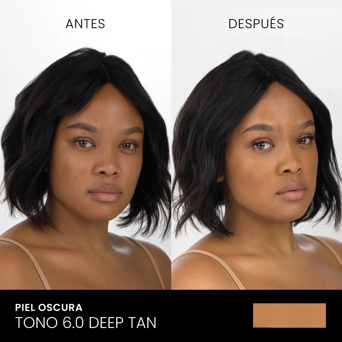 BASE LÍQUIDA GO BRIGHT 30 g SAMY # 6.0 DEEP TAN - LANZAMIENTO