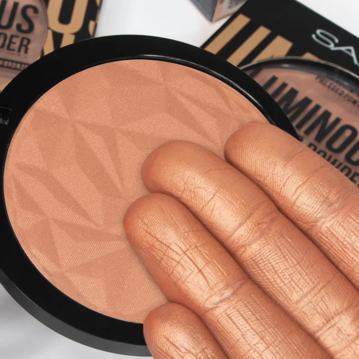 POLVO COMPACTO BRONCEADOR LUMINOSO 11 g SAMY # 01. GOLDEN TOUCH