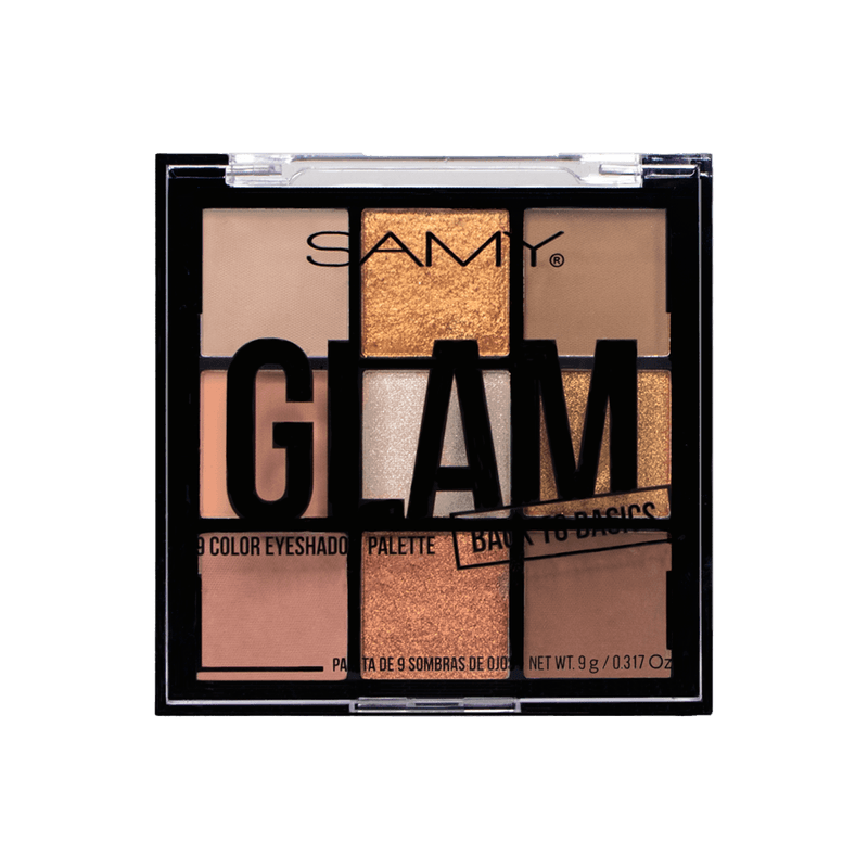 PALETA X 9 SOMBRAS DE OJOS SAMY # 10. GLAM