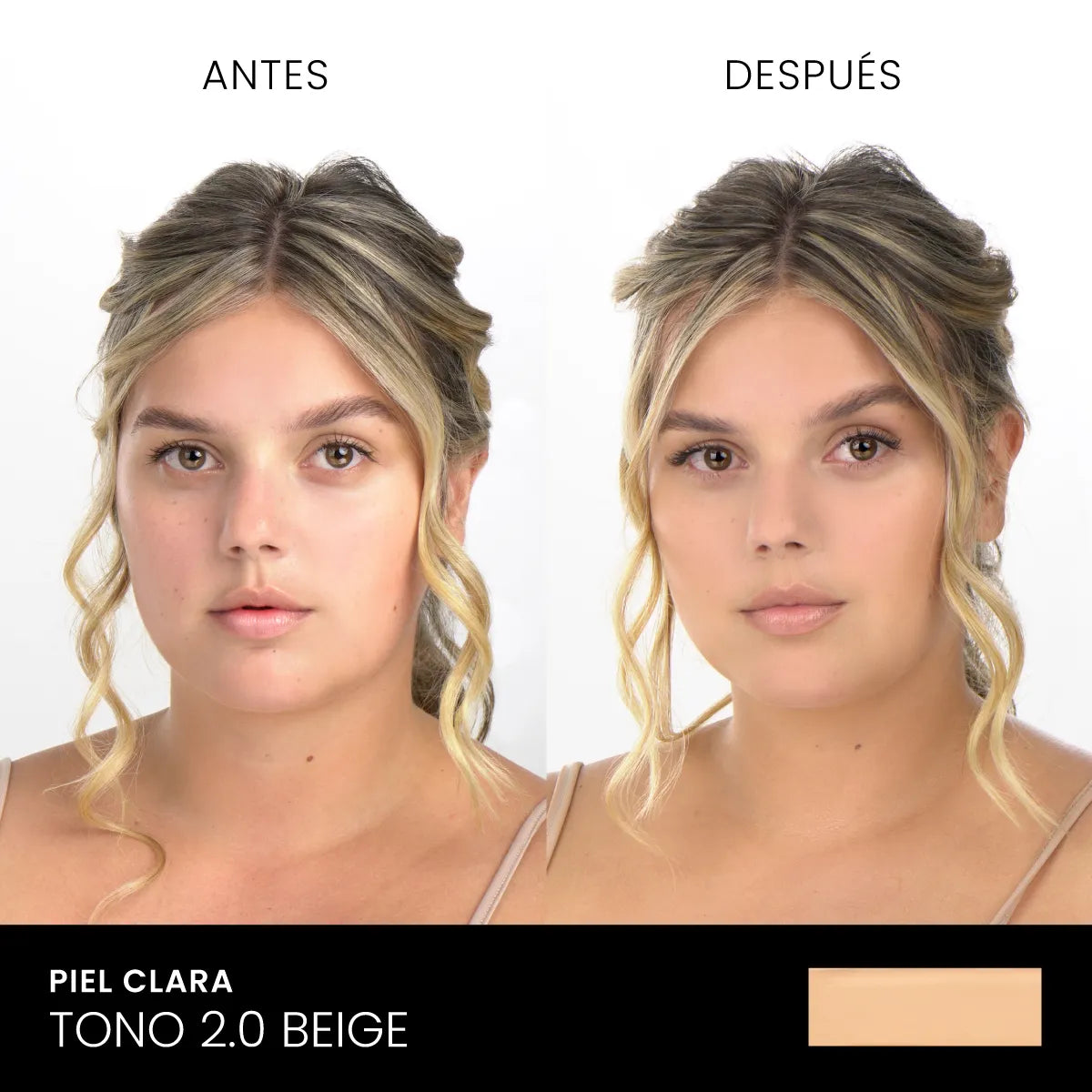 BASE LÍQUIDA GO BRIGHT 30 g SAMY # 2.0 BEIGE - LANZAMIENTO