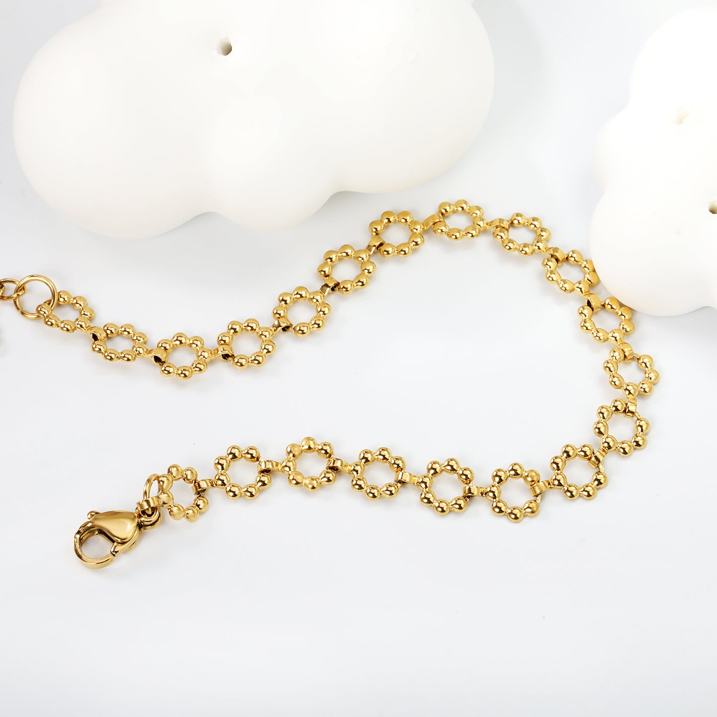 BR280301G PULSERA ACERO FINA ACERINA