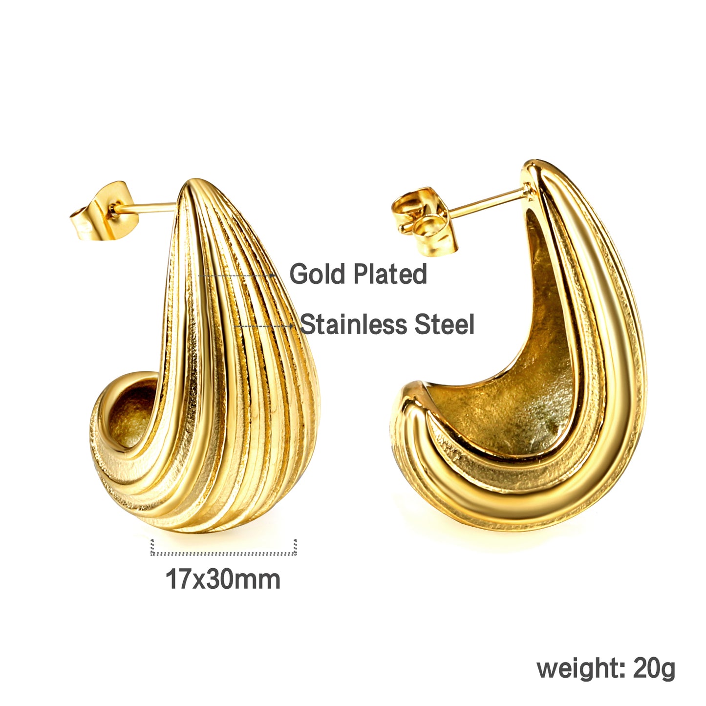 EA592301G ARETE ACERO FINO ACERINA