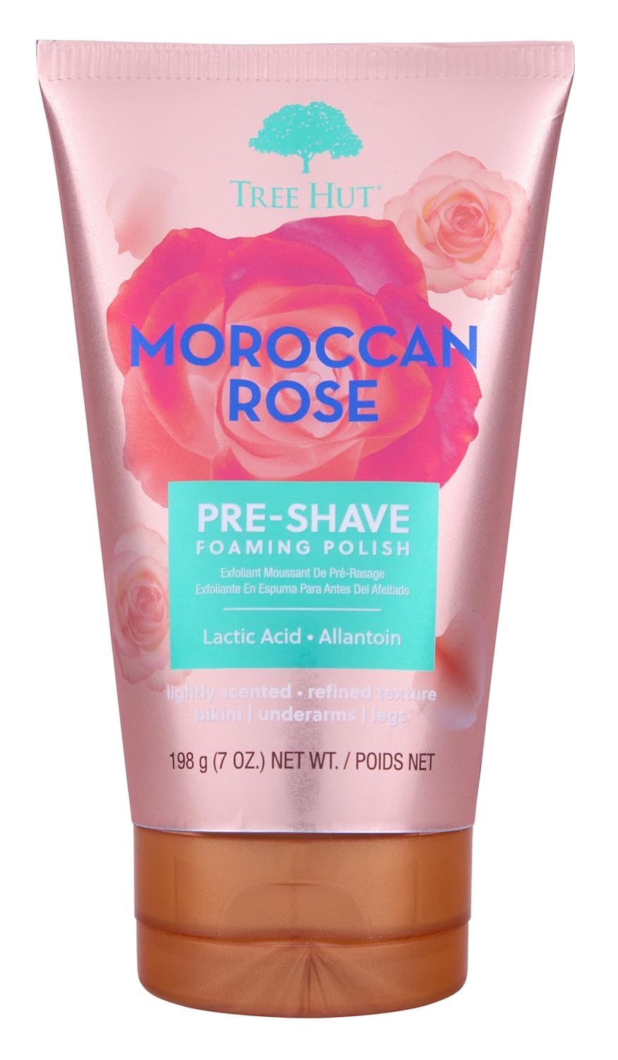 TREE HUT SHAVE PREP POLISH MOROCCAN ROSE 198G ★