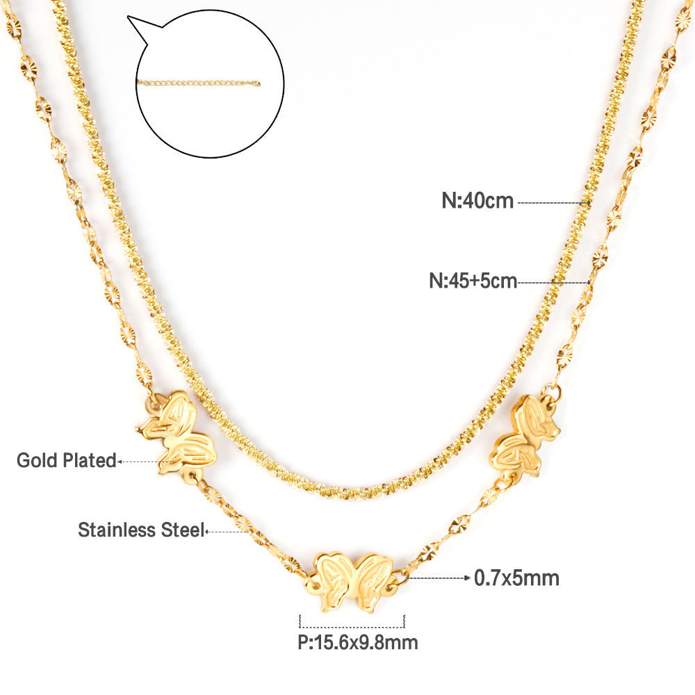 NE261401G COLLAR FINO EN ACERO ACERINA