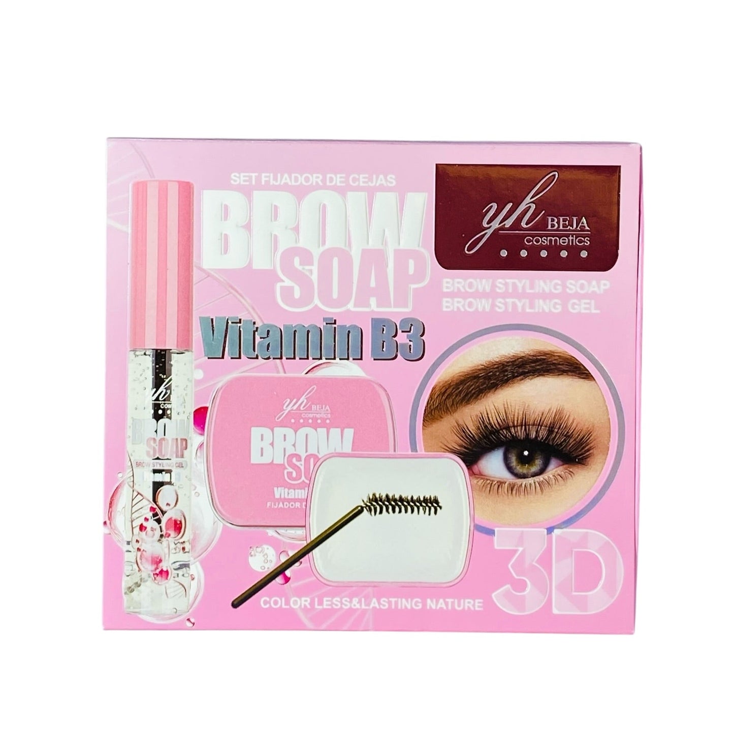Set de 2 piezas jabón y gel para cejas Gel de cejas YH-BEJA