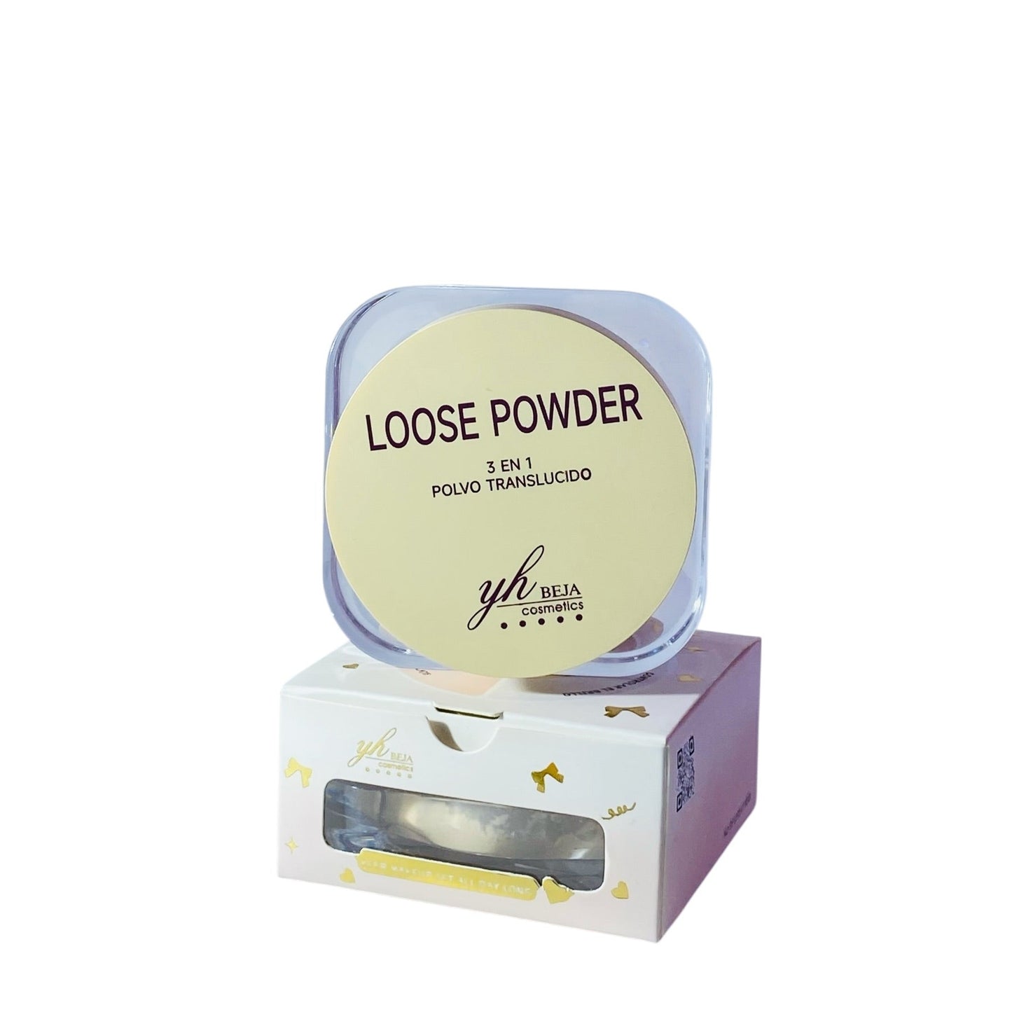 YH-LP042 POLVO SUELTO TRI COLOR 3 EN 1 YH BEJA