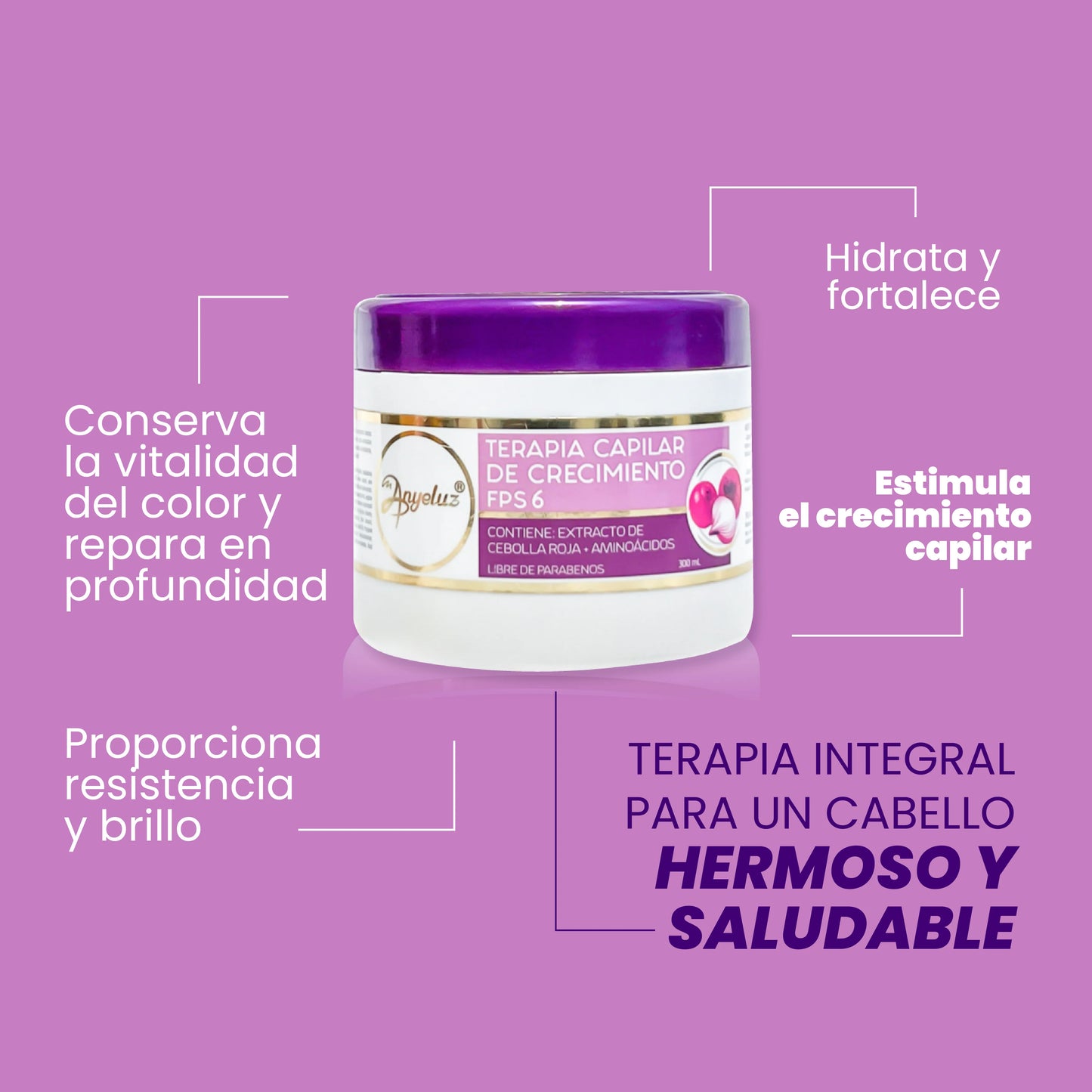 TERAPIA CAPILAR DE CRECIMIENTO FPS6 ANYELUZ