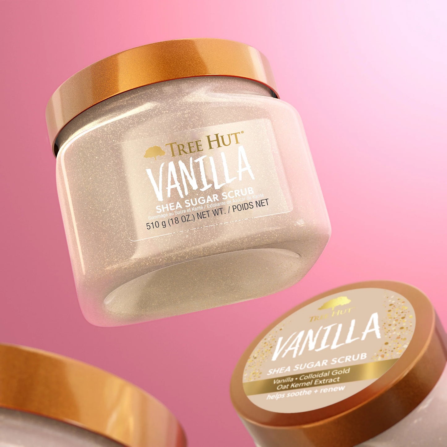 TREE HUT EXFOLIANTE DE AZUCAR VANILLA 510G