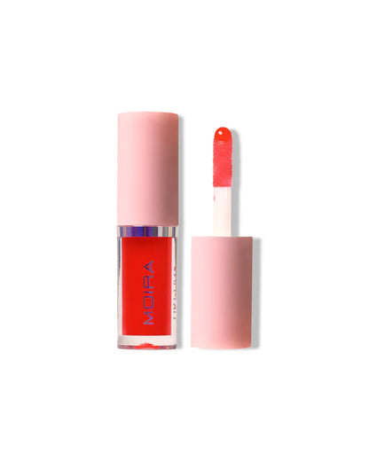 LOP001 LABIAL LIQUIDO LIP GLAZE OIL PLUMPER SPICY ROSE MOIRA 3.5G