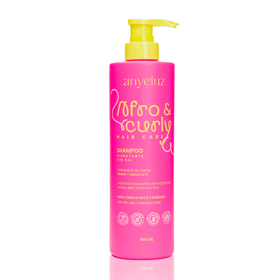 MF-100 AFRO Y CURLY SHAMPOO COLOCHOS ANYELUZ