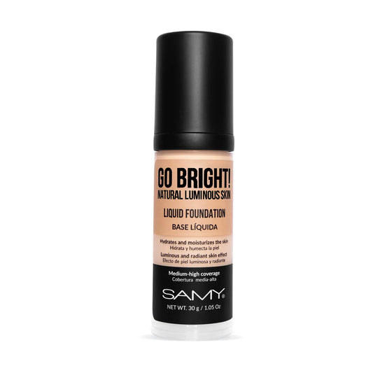 BASE LÍQUIDA GO BRIGHT 30 g SAMY # 1.0 LIGHT - LANZAMIENTO