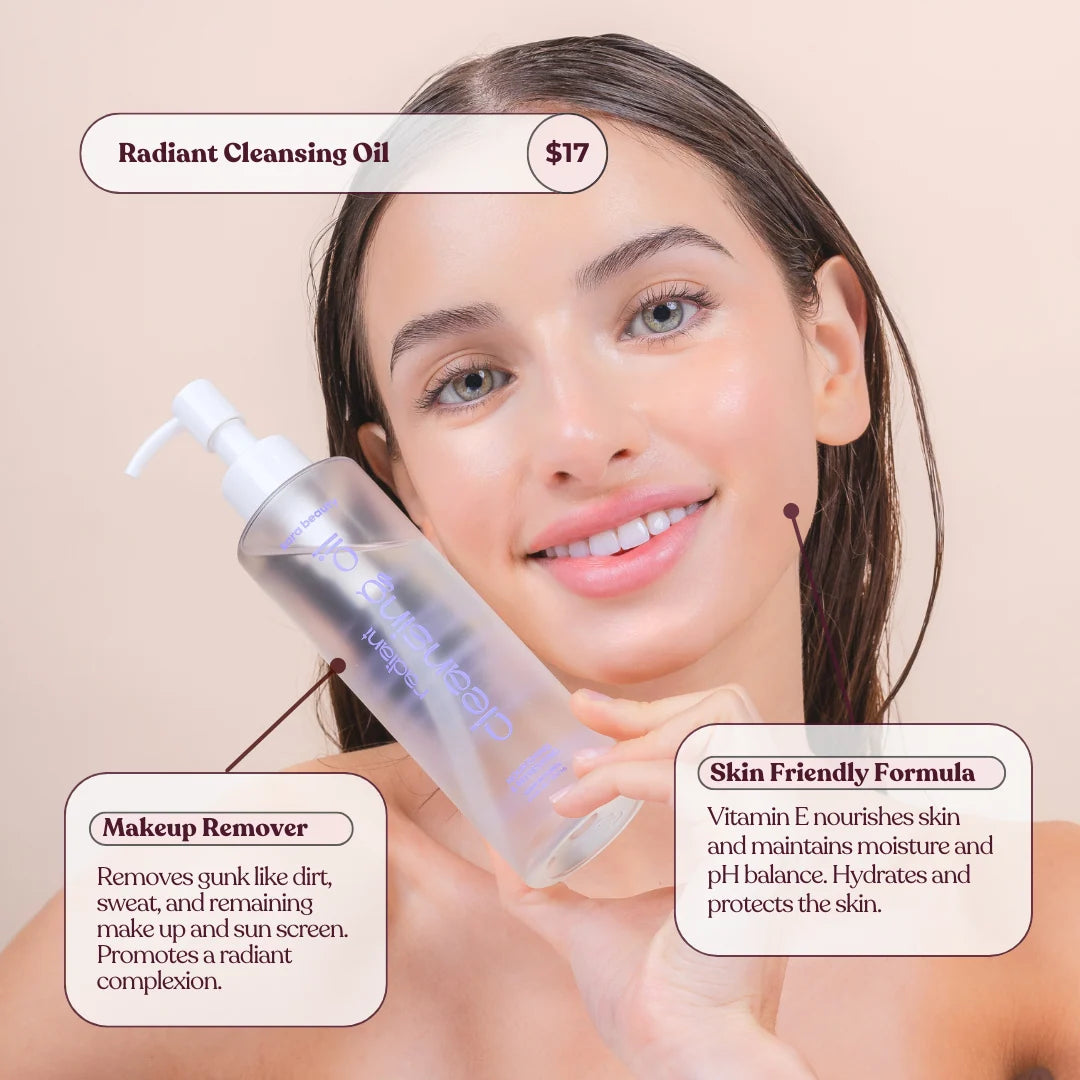 RADIANT CLEANSING OIL - NOURISHING AND R KARA BEAUTY