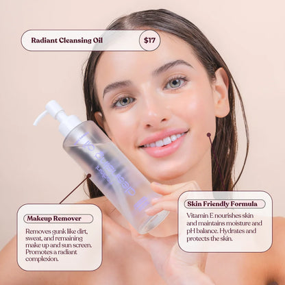 RADIANT CLEANSING OIL - NOURISHING AND R KARA BEAUTY