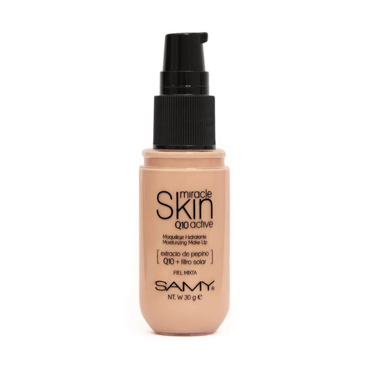 BASE LIQUIDA MIRACLE SKIN SAMY # 1. LIGHT VANILLA - VAINILLA LIGERA