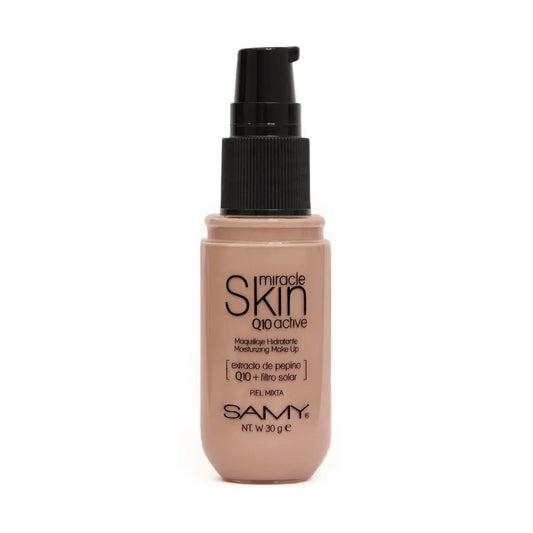 BASE LIQUIDA MIRACLE SKIN SAMY # 3. NEUTRAL GOLD - DORADO NEUTRO