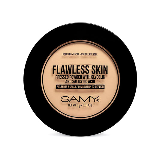 POLVO COMPACTO PIEL MIXTA A GRASA SAMY #02 BEIGE