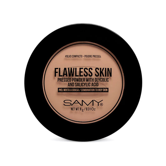 POLVO COMPACTO PIEL MIXTA A GRASA SAMY #04 MEDIUM TAN