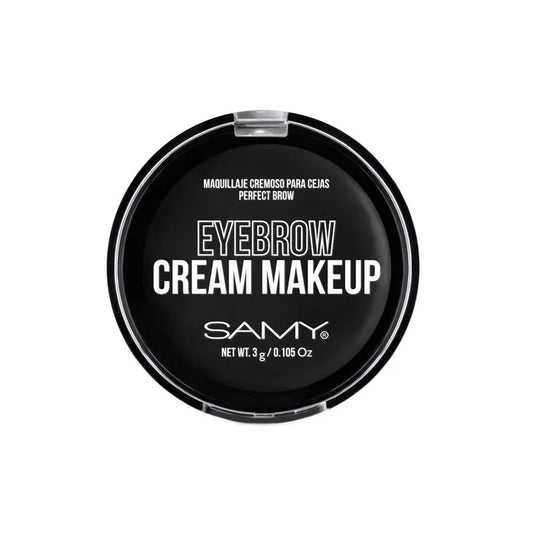 MAQUILLAJE CREMOSO DE CEJAS PERFECT BROW SAMY # 3. NEGRO - BLACK