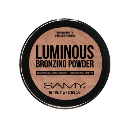 POLVO COMPACTO BRONCEADOR LUMINOSO 11 g SAMY # 01. GOLDEN TOUCH