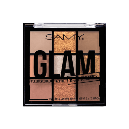 PALETA X 9 SOMBRAS DE OJOS SAMY # 10. GLAM