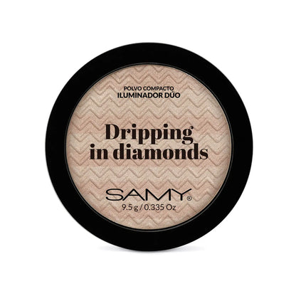 POLVO COMPACTO ILUMINADOR SAMY DRIPPING IN DIAMONDS