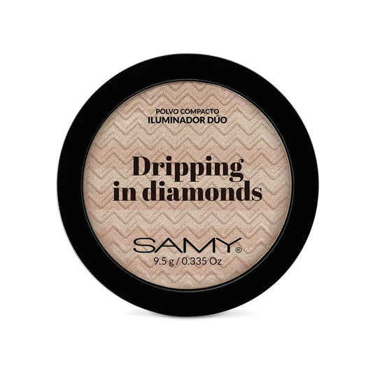 POLVO COMPACTO ILUMINADOR SAMY DRIPPING IN DIAMONDS