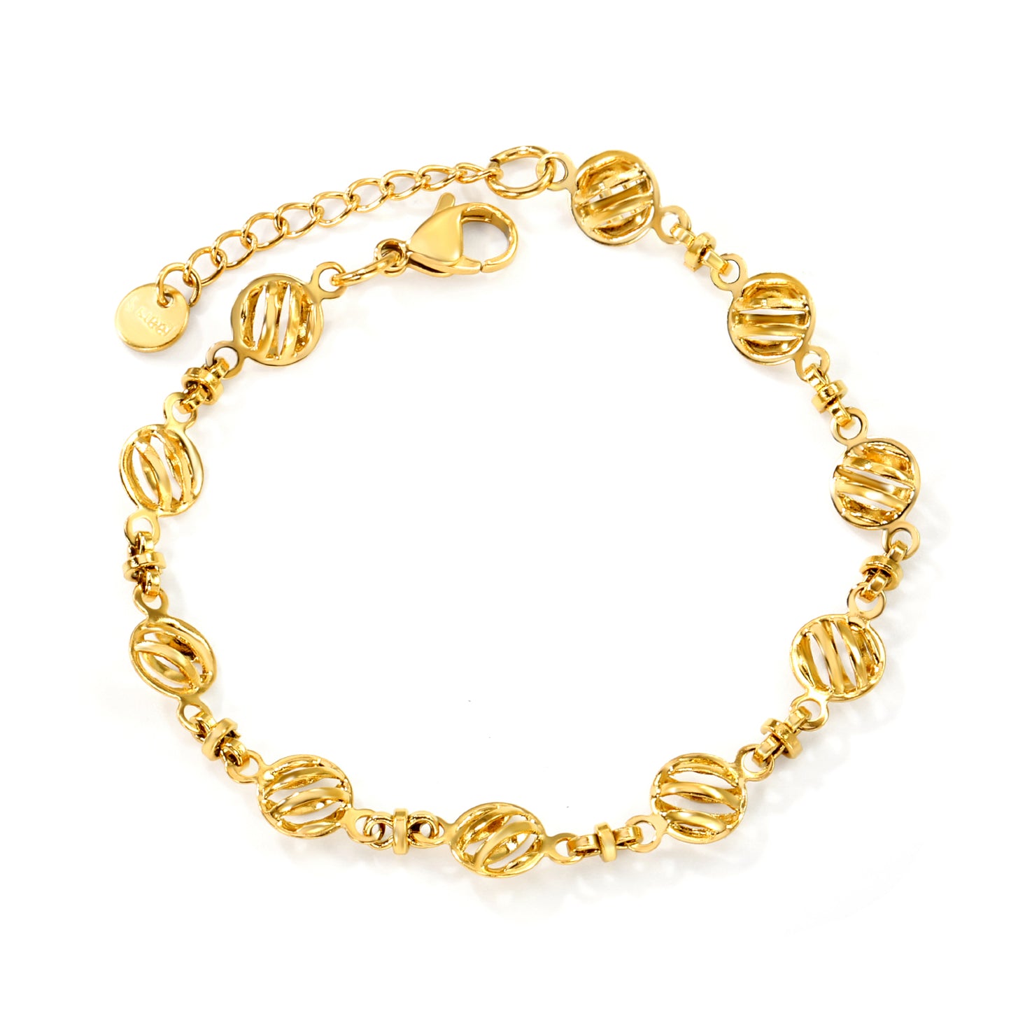 BR280001G PULSERA ACERO FINA ACERINA