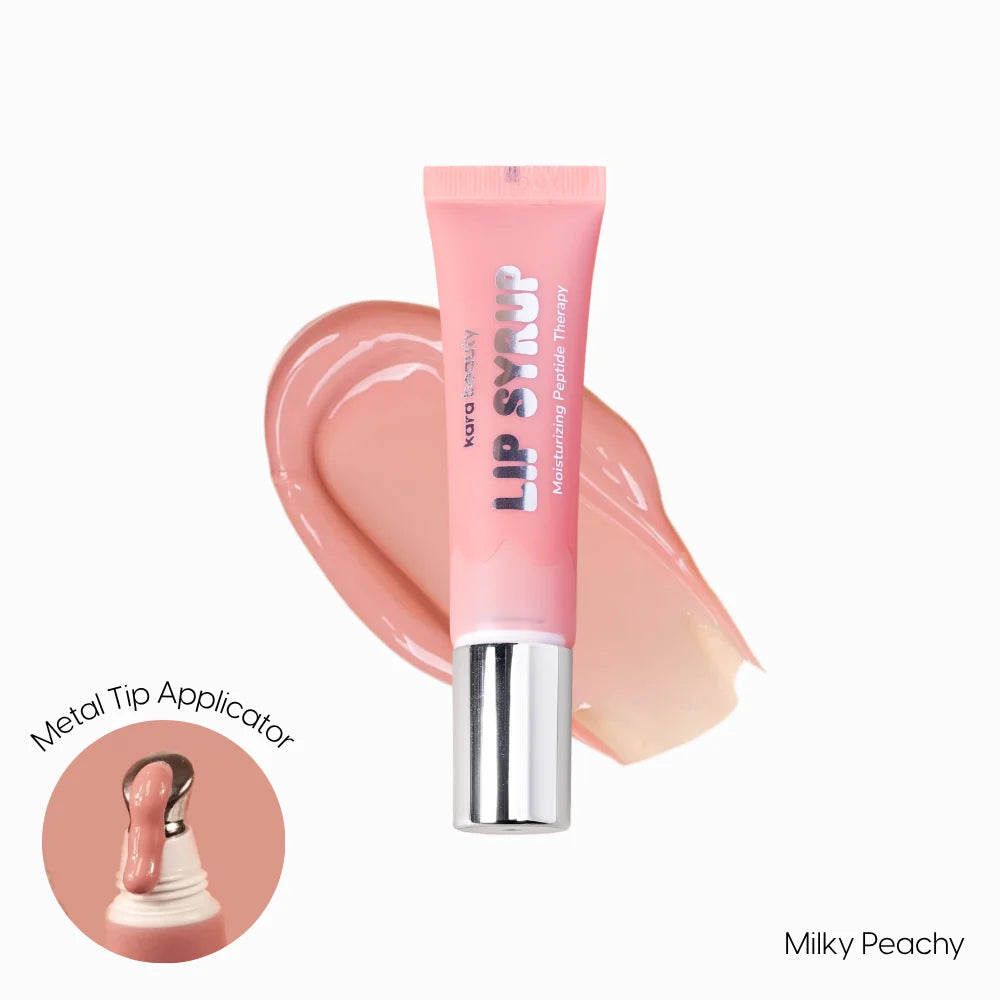 SOFT BROWN - LIP SYRUP MOISTURIZING PEPT KARA BEAUTY