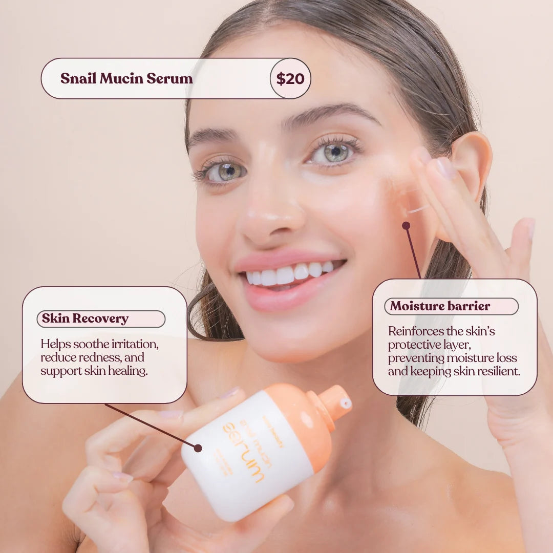 SNAIL MUCIN SERUM (30 ML) (KOREA) KARA BEAUTY
