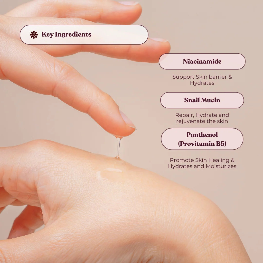 SNAIL MUCIN SERUM (30 ML) (KOREA) KARA BEAUTY