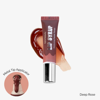 SOFT BROWN - LIP SYRUP MOISTURIZING PEPT KARA BEAUTY