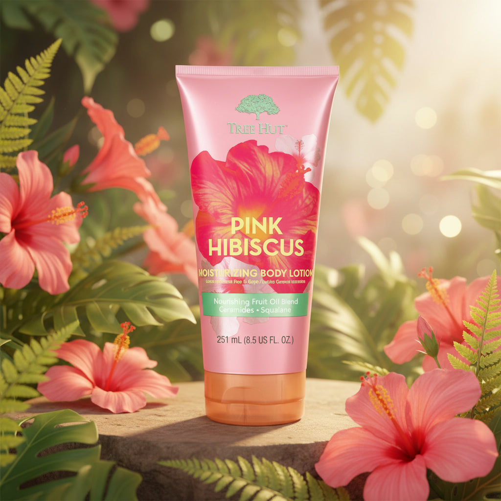TREE HUT CREMA CORPORAL PINK HIBISCUS 251ML