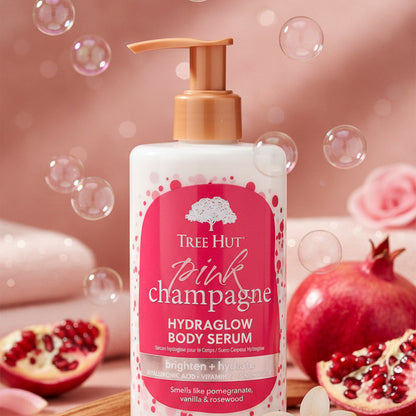 TREE HUT BODY SERYM PINK CHAMPAGNE 325ML