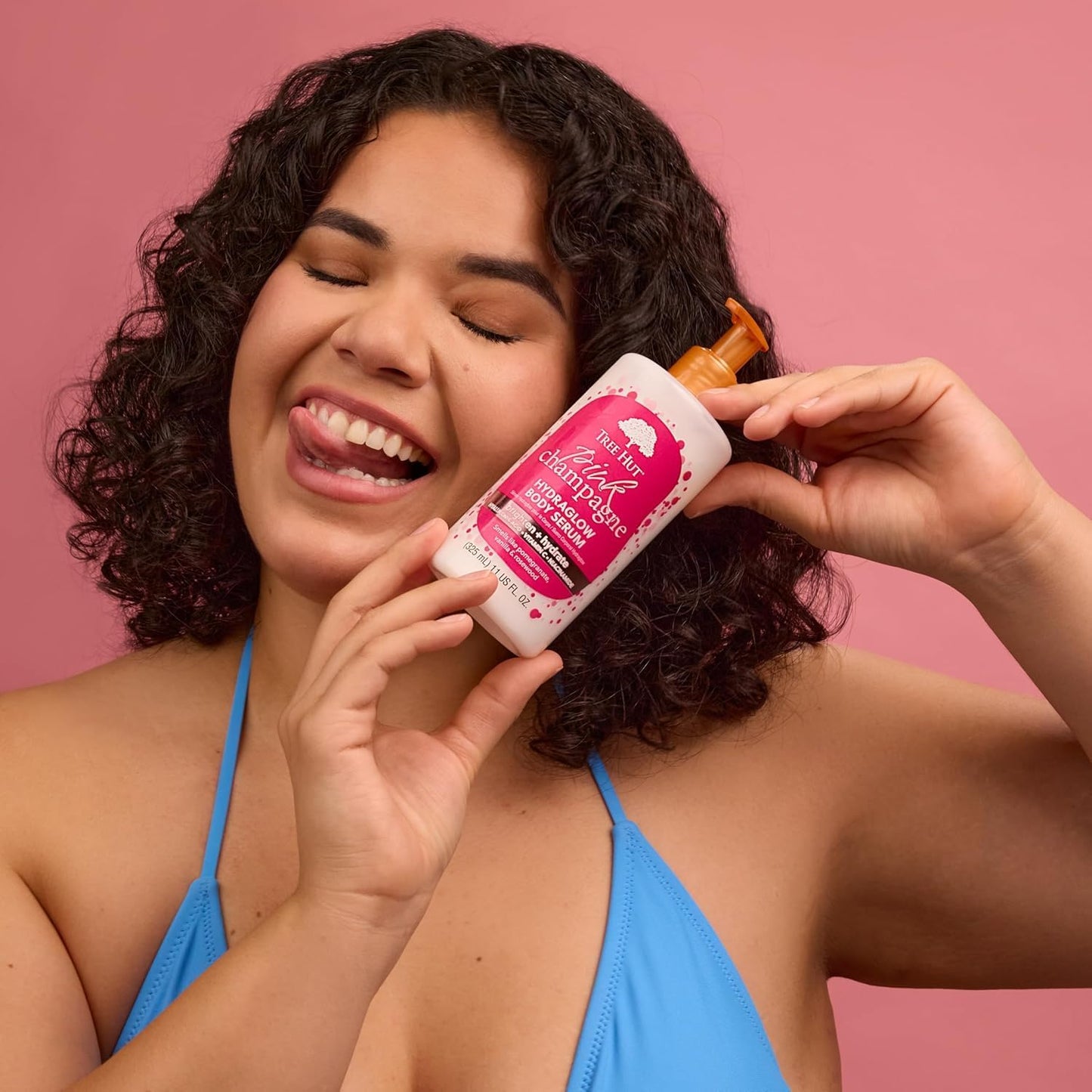 TREE HUT BODY SERYM PINK CHAMPAGNE 325ML