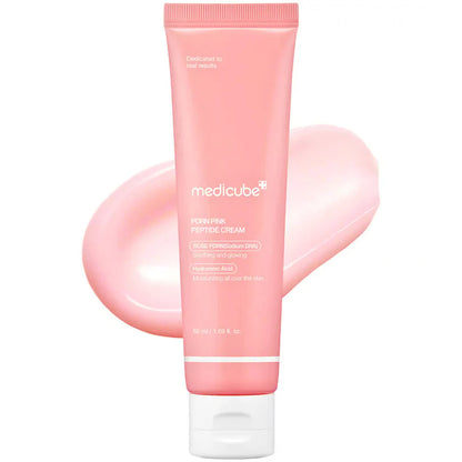 [Medicube] CREMA HIDRATANTE CON ÁCIDO HIALURÓNICO Y PDRN ROSA 50 ML