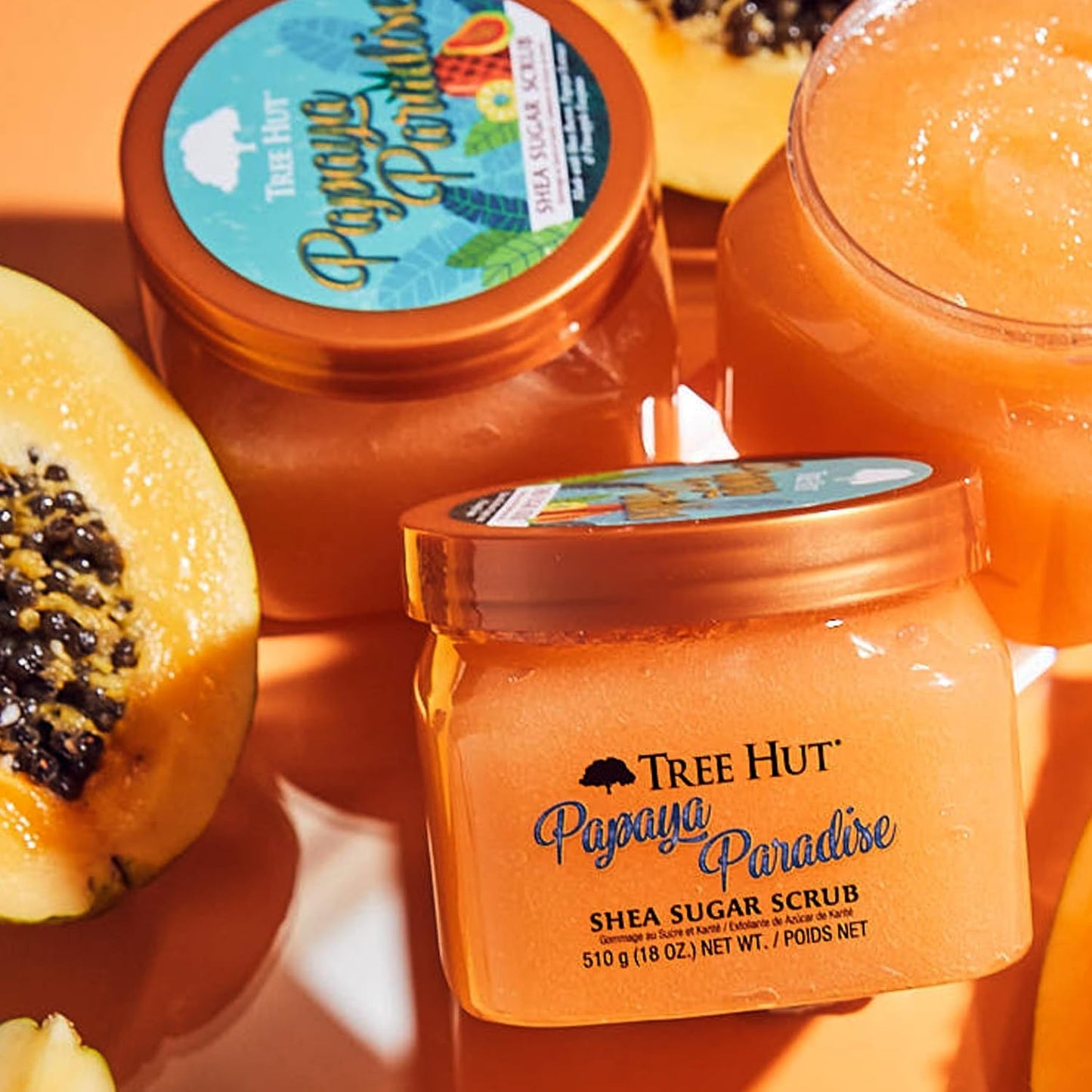 TREE HUT EXFOLIANTE DE AZUCAR PAPAYA PARADISE