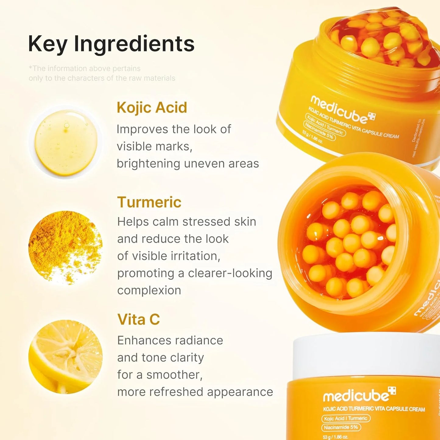 [Medicube] CREMA VITA CÁPSULA DE ÁCIDO KÓJICO Y CÚRCUMA