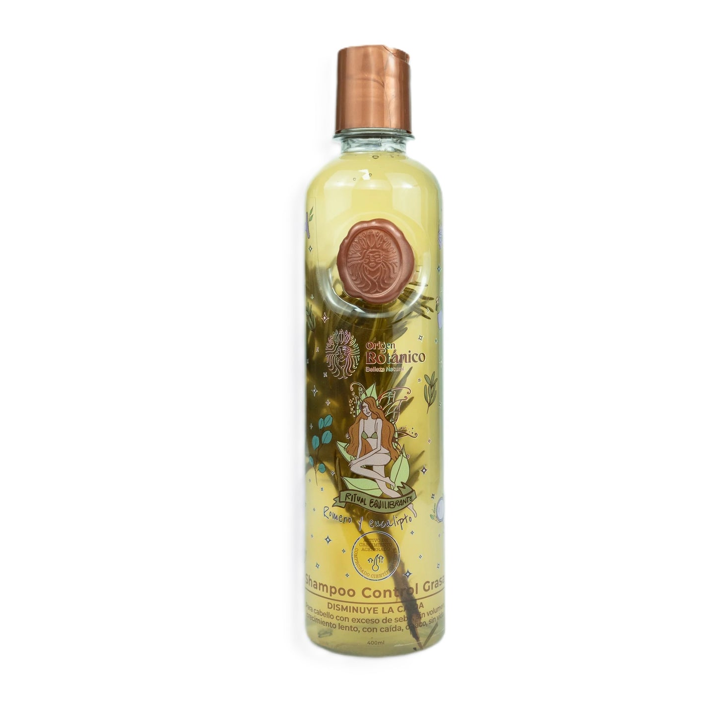 SHAMPOO CONTROL GRASA ROMERO Y EUCALIPTO 400ml RITUAL BOTANICO