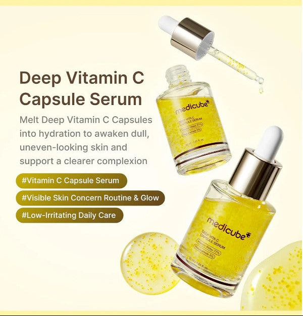 [Medicube] DEEP VITA C CÁPSULA SUERO 30ML