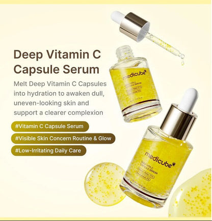 [Medicube] DEEP VITA C CÁPSULA SUERO 30ML