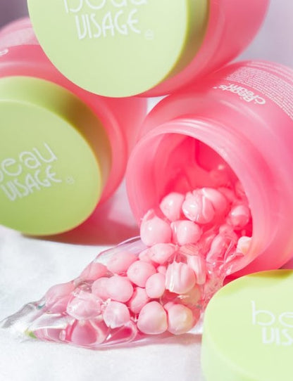 SKY-7809 Beads Creams Pink Collagen capsule crema Beau Visage