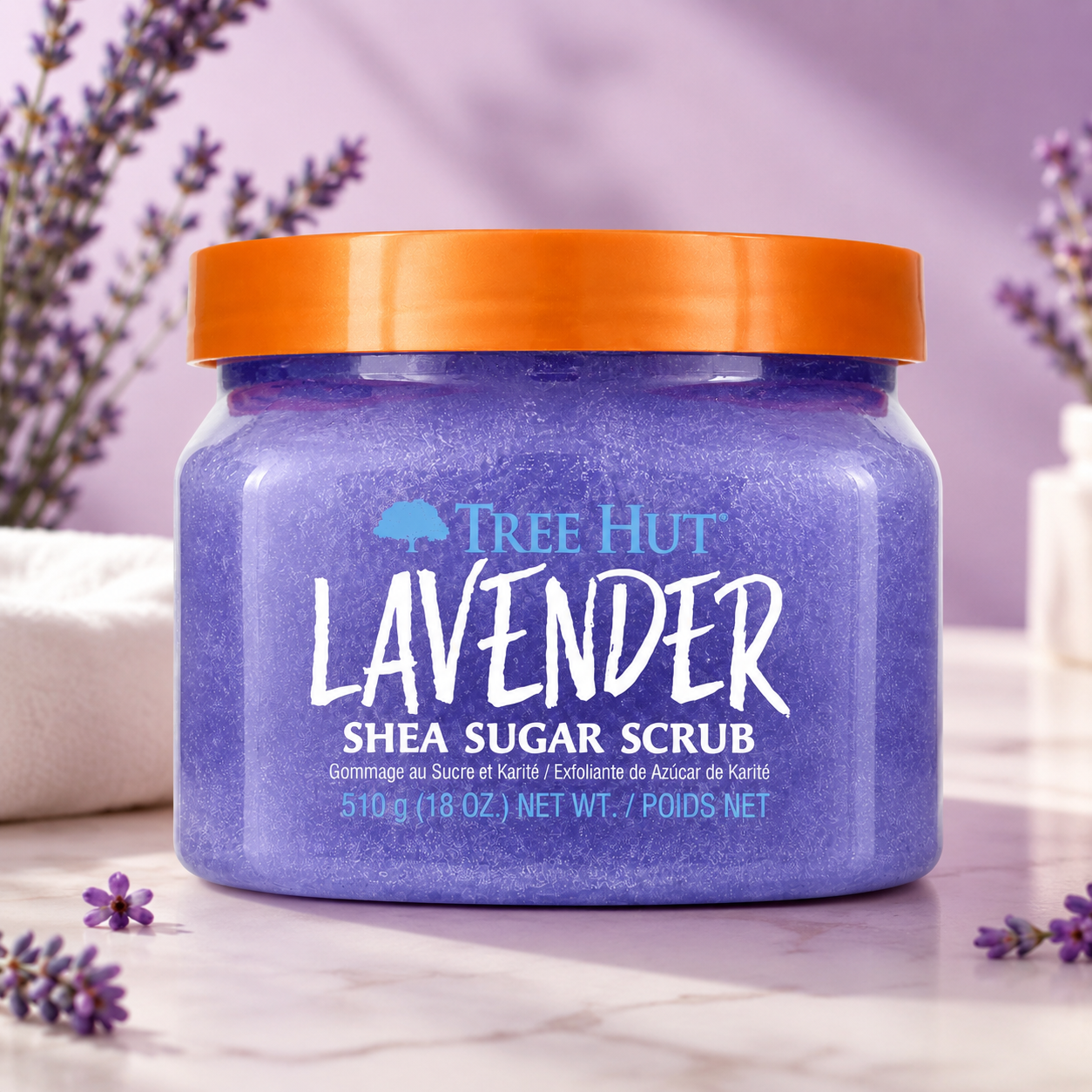 TREE HUT LAVENDER EXFOLIANTE DE AZUCAR 510G