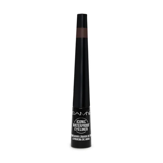 DELINEADOR LÍQUIDO PLUMÓN A PRUEBA DE AGUA SAMY # 2. CAFÉ OSCURO - DARK BROWN