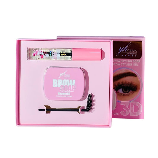 Set de 2 piezas jabón y gel para cejas Gel de cejas YH-BEJA