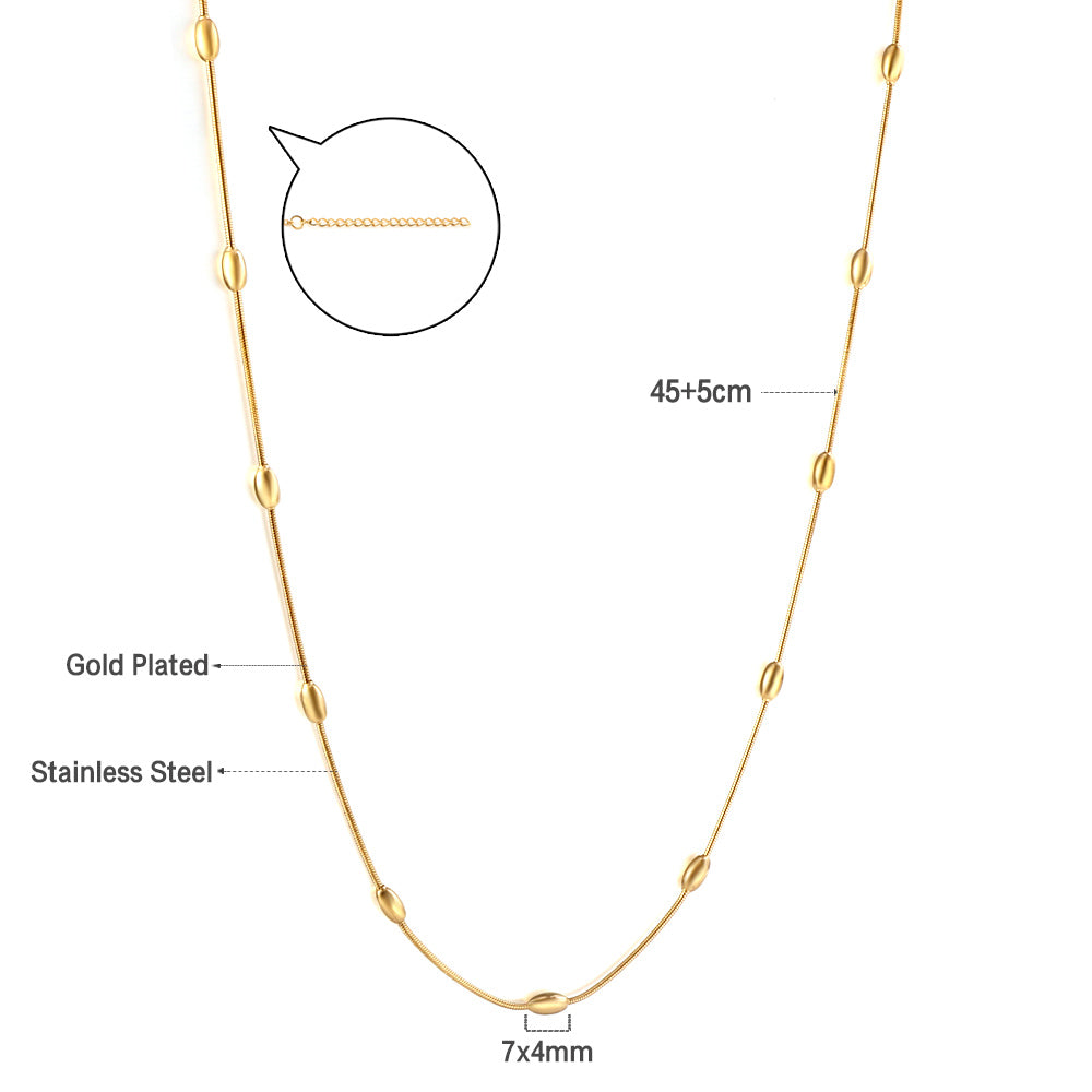 NE296601G COLLAR ACERO FINO ACERINA