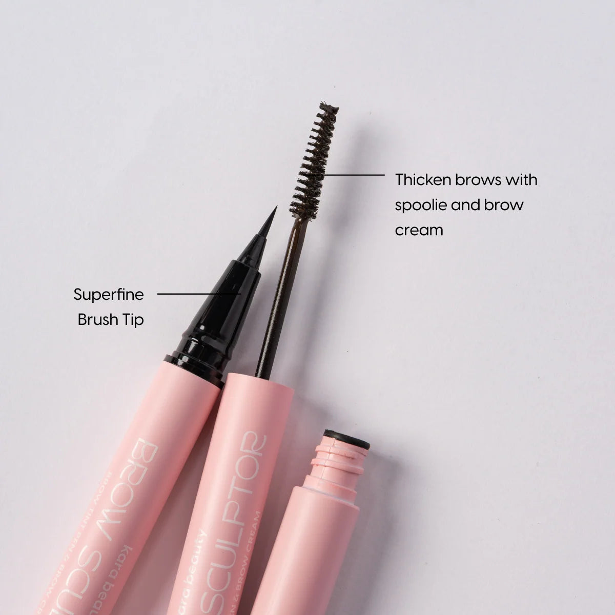 BLACK-KB BROW SCULPTOR BLACK KARA BEAUTY
