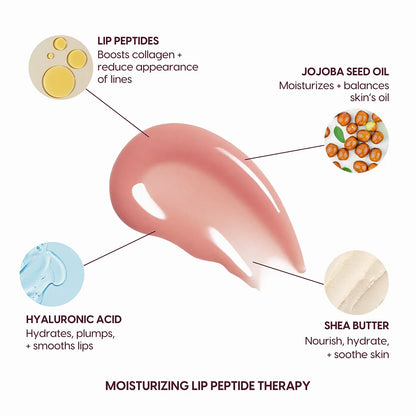 SOFT BROWN - LIP SYRUP MOISTURIZING PEPT KARA BEAUTY
