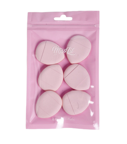 MLFP-02 MINI BORLA PUFFS PARA DEDO 6pcs MISS LIL