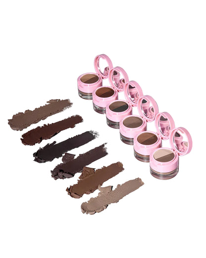 DUET-POD1 BLONDE DUET MAQUILLAJE POLVO CREMOSO PARA CEJAS BEAUTY CREATIONs