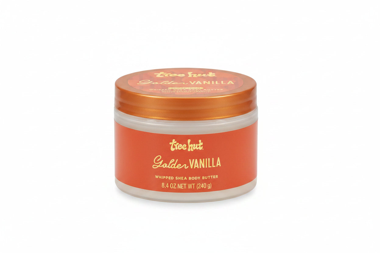 TREE HUT BODY BUTTER GOLDEN VANILLA 240G